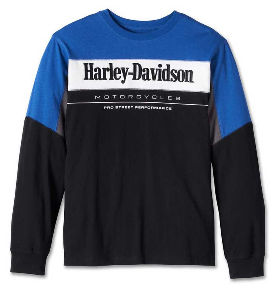 Harley-Davidson® Men's Pro Racing Colorblock Jersey Shirt - Blue