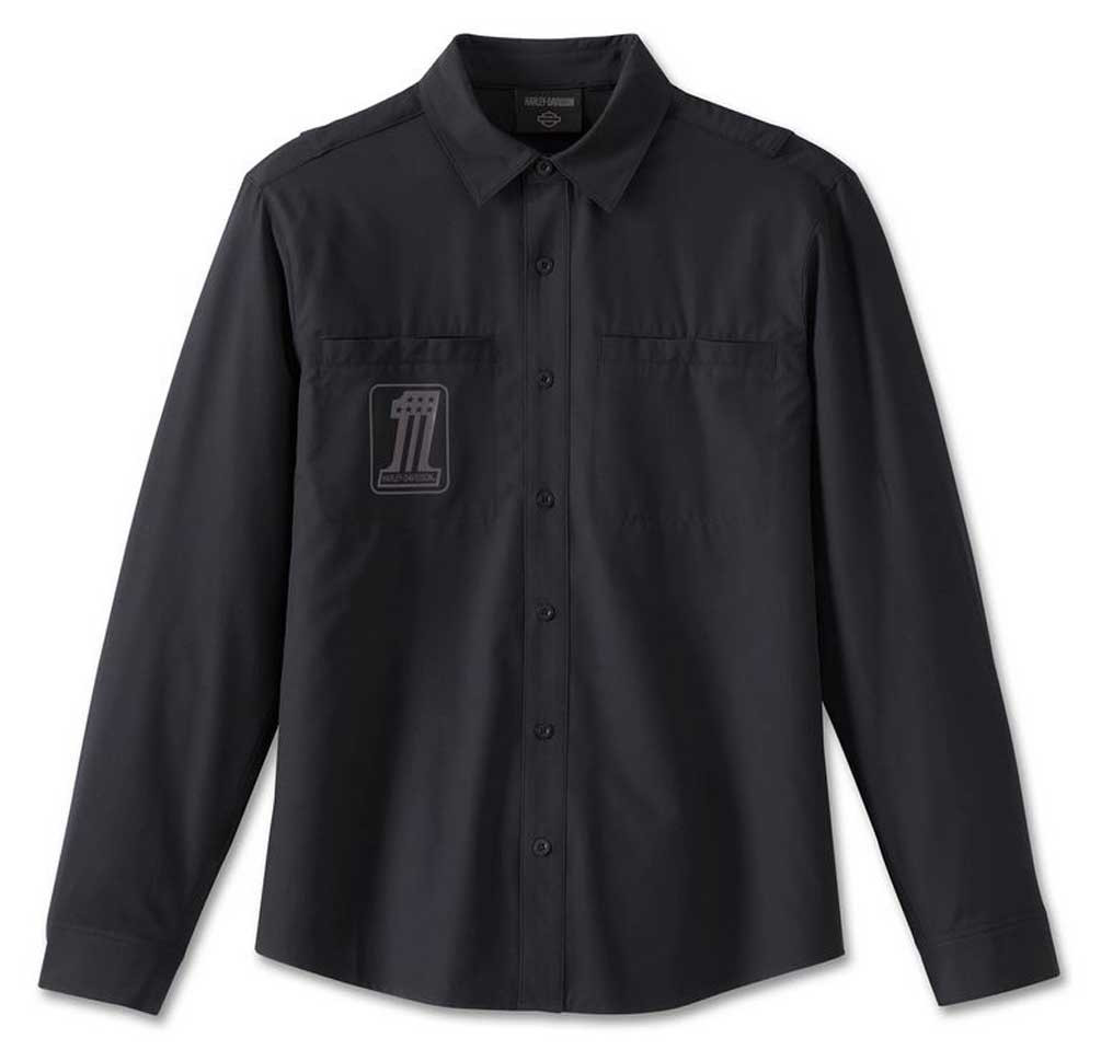 Harley-Davidson® Men's #1 Performance Long Sleeve Vented Shirt