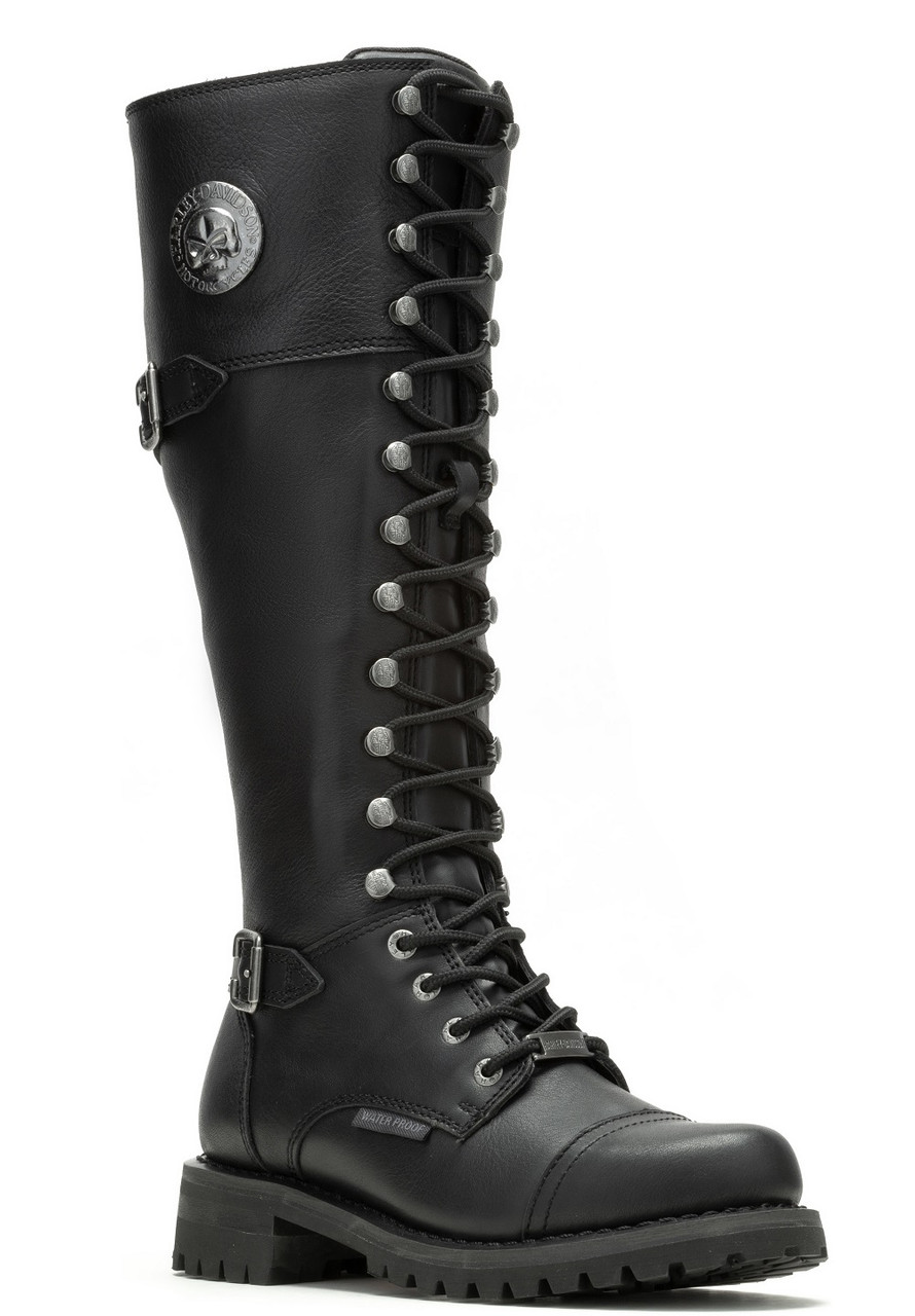 Harley-Davidson® Women's Beechwood Skull Black Waterproof