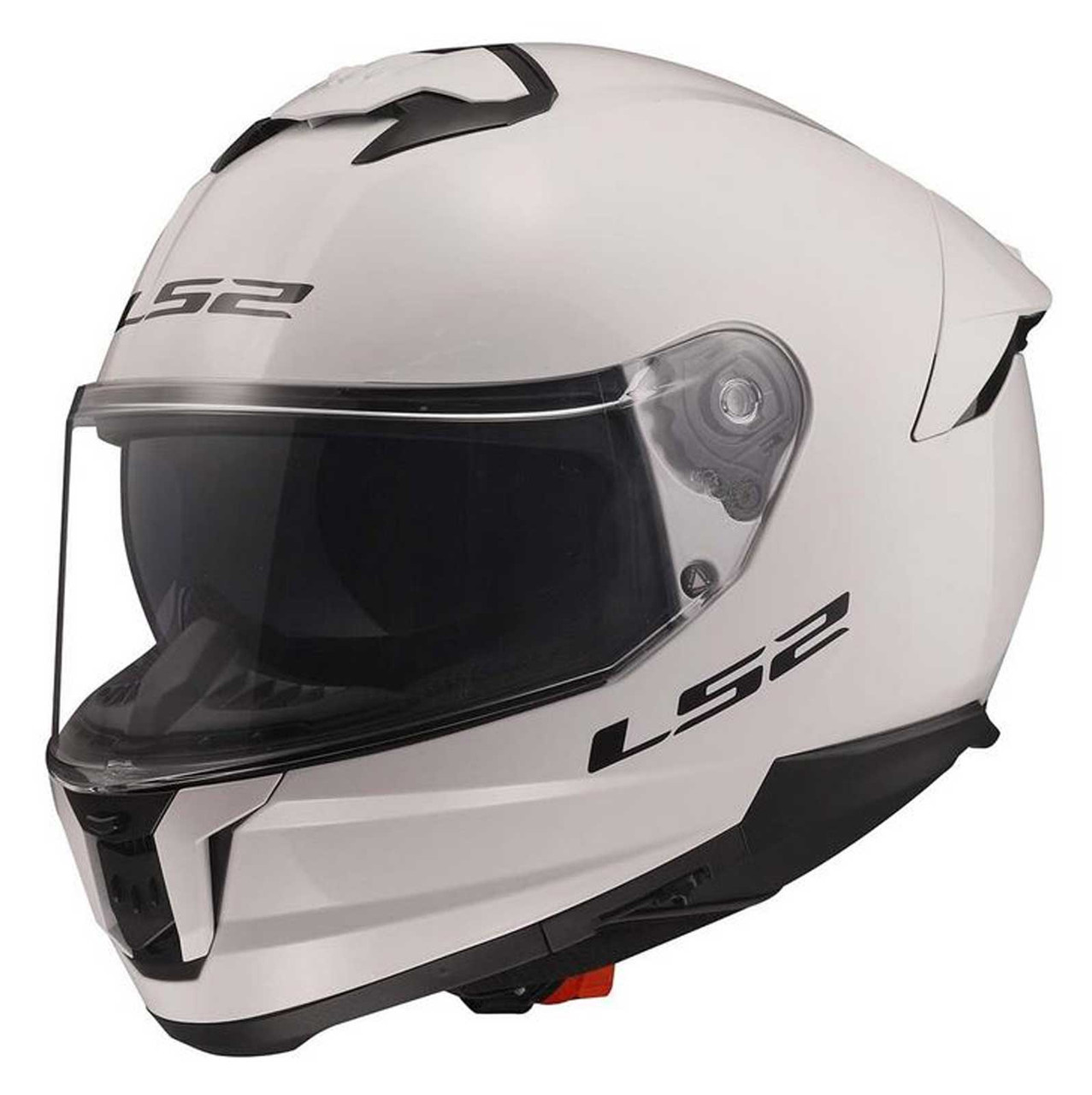 LS2 Helmets Stream II Solid Full Face Motorcycle Helmet Pearl