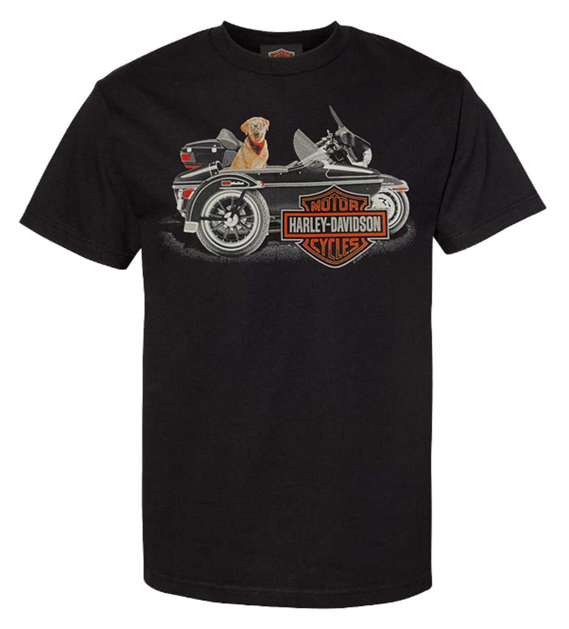 Harley-Davidson® Men's Let's Go For A Ride Dog In Side-Car Cotton