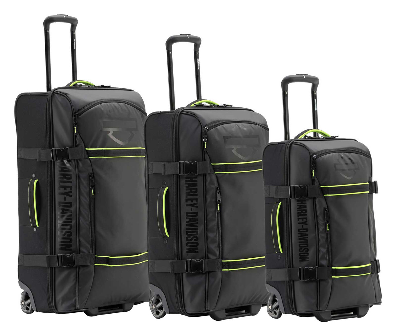 Harley-Davidson® Nomad Wheeling Duffel Bag w/ Shark Wheels - Black