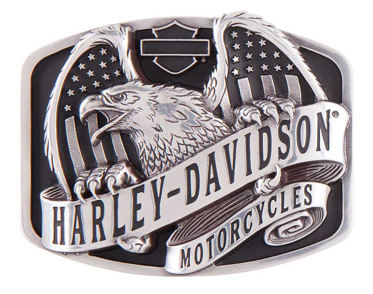 希少 ノベルティ 60's〜 ヴィンテージ ハーレー イーグル クッション Harley-Davidson® Men's Eagle Wing Over America Belt Buckle