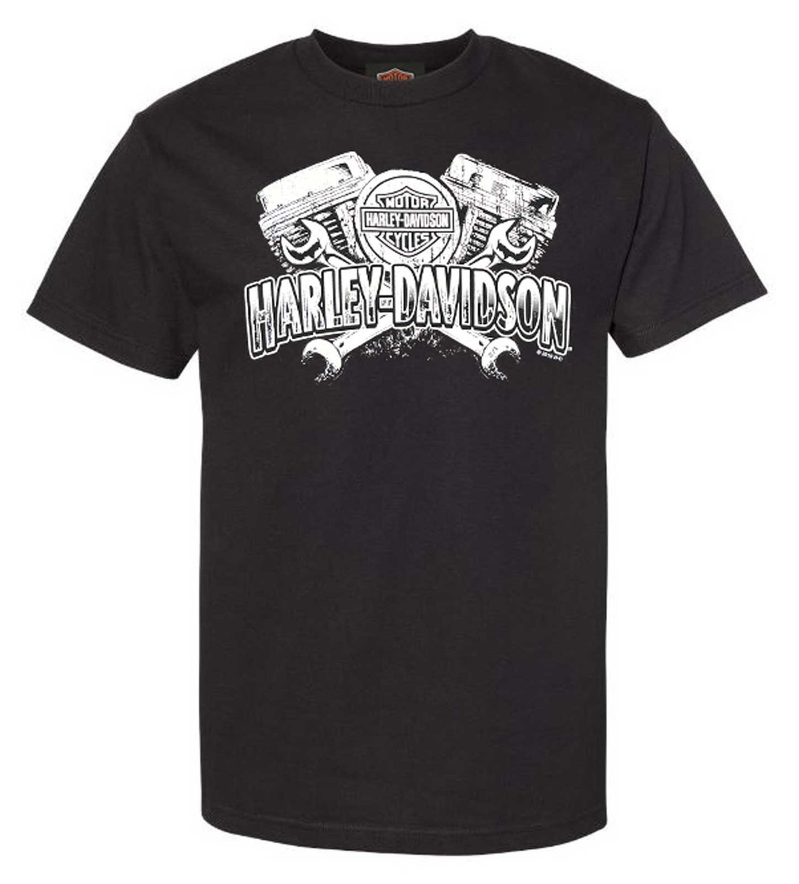 Harley Davidson PanHead Forever Tシャツ Lサイ Harley-Davidson® Men's Panhead Engine With Bar & Shield Logo Tee