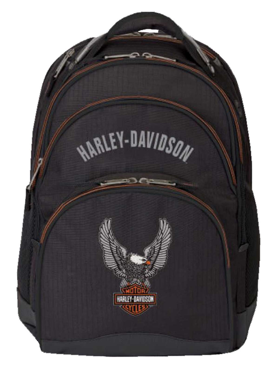Harley-Davidson® Eagle Bar & Shield Large Backpack, Black 99220