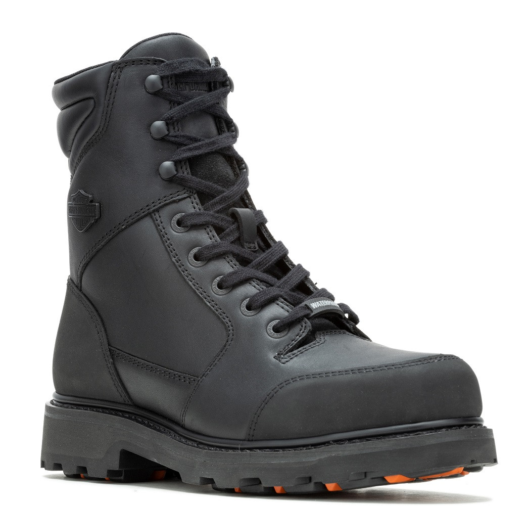 Harley-Davidson® Men's 7-Inch Brockman WP Black Motorcycle Boots