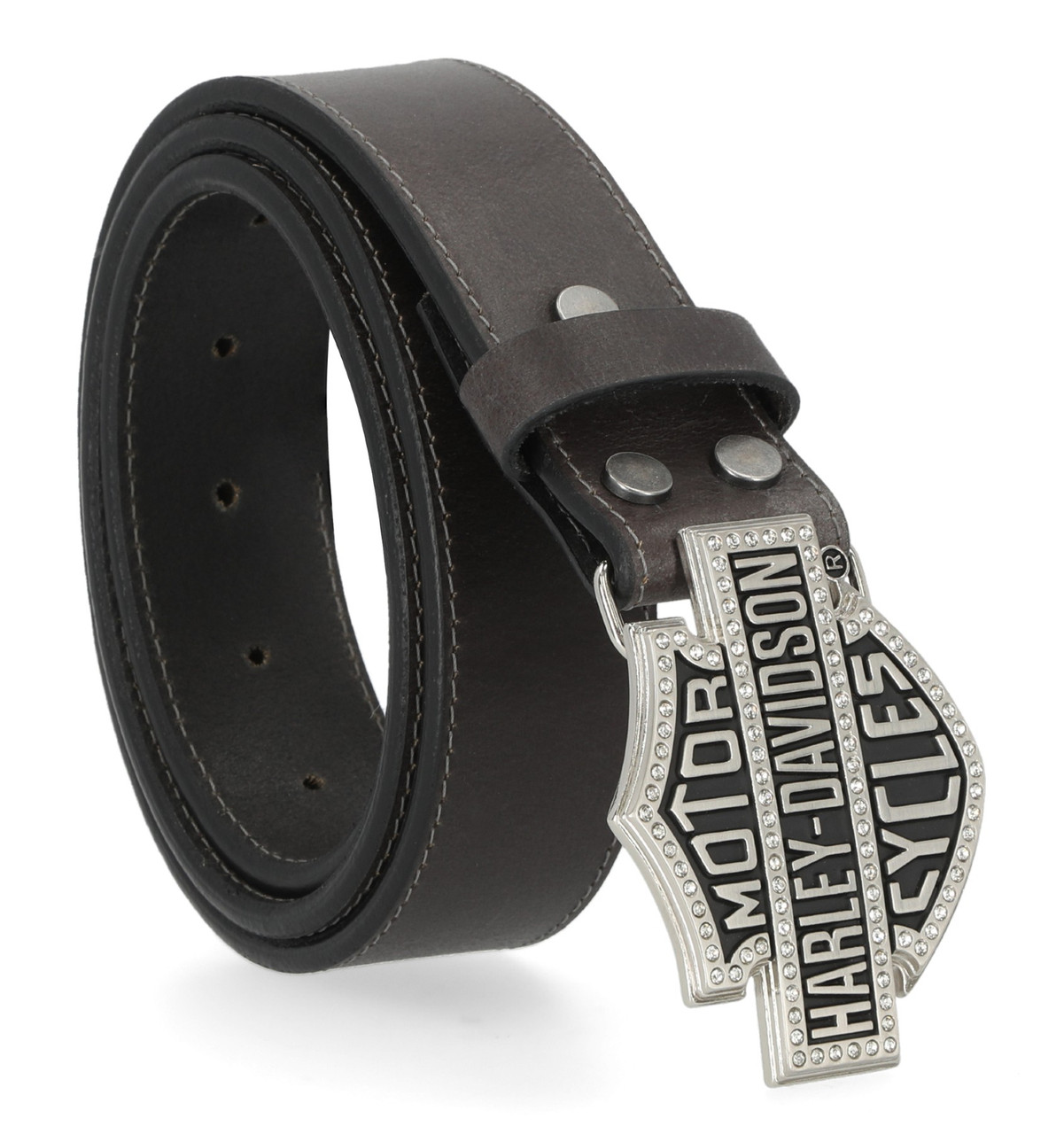 Harley-Davidson® Women's Bar & Shield Rhinestone Buckle Genuine
