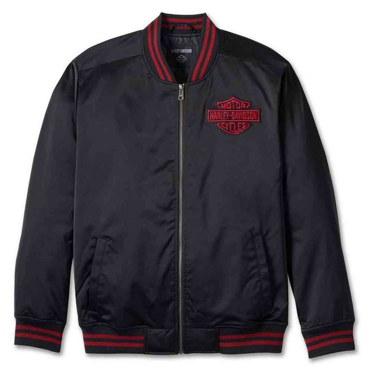 Harley-Davidson® Men's Flying Eagle Satin Casual Jacket