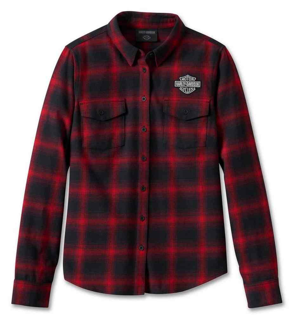 Harley-Davidson® Women's Retro Long Sleeve Flannel Shirt