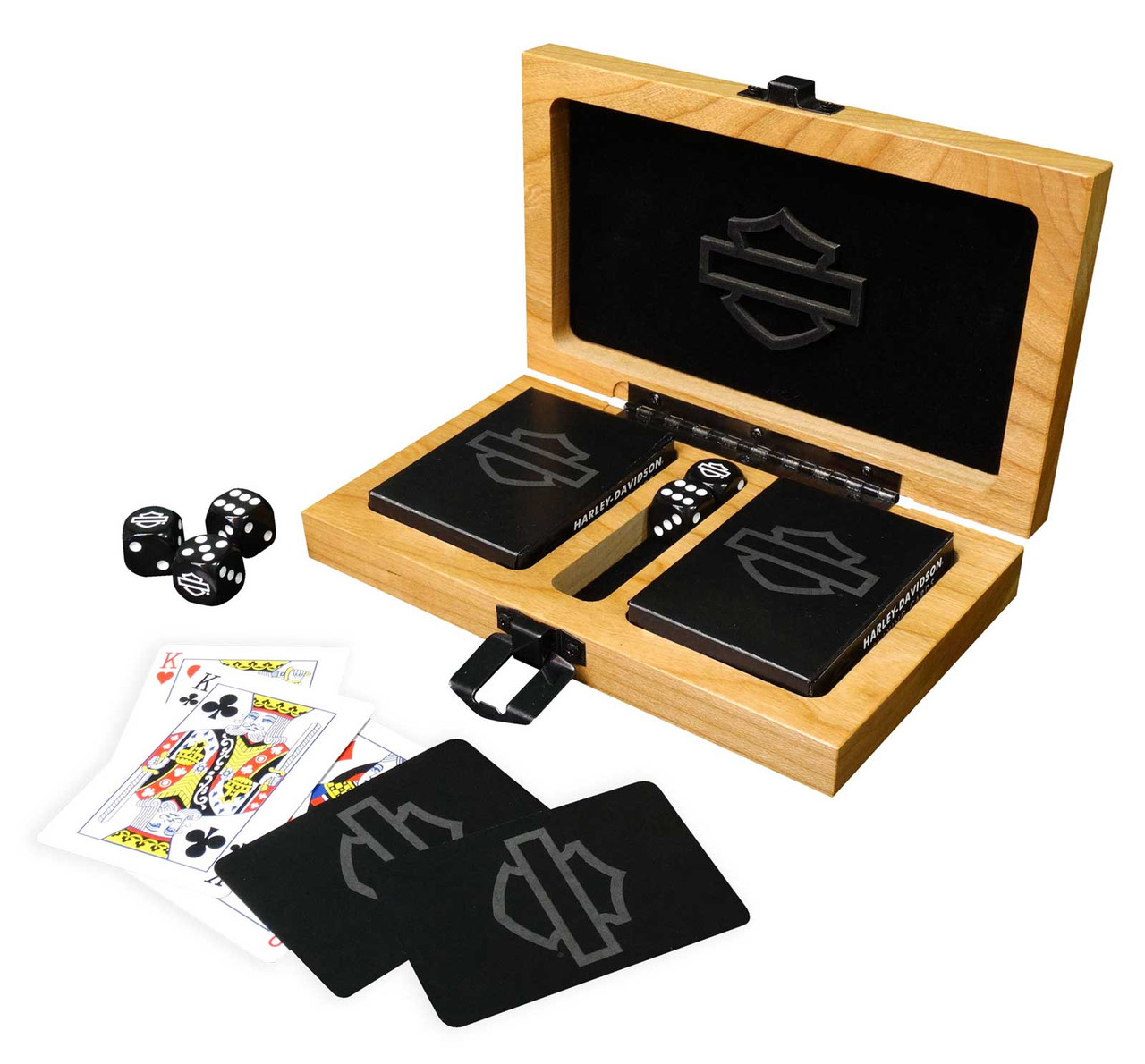 Harley-Davidson® Deluxe 2-In-1 H-D Multiple Playing Cards & Dice
