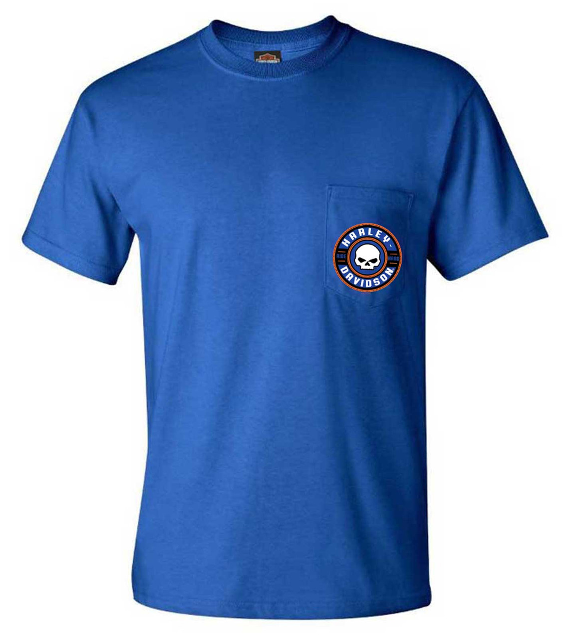 ◆Harley Davidson◆ Harley Retro Logo Short Sleeve T-Shirt W Harley-Davidson® Men's Time Capsule Willie G. Chest Pocket