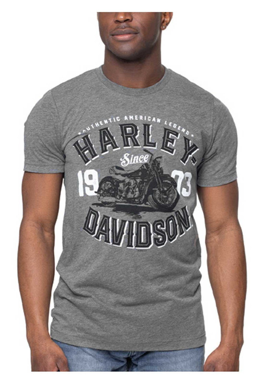 Harley-Davidson® Men's Bench Motorcycle Crew-Neck Short Harley-Davidson® Men's Bench Motorcycle Crew-Neck Short