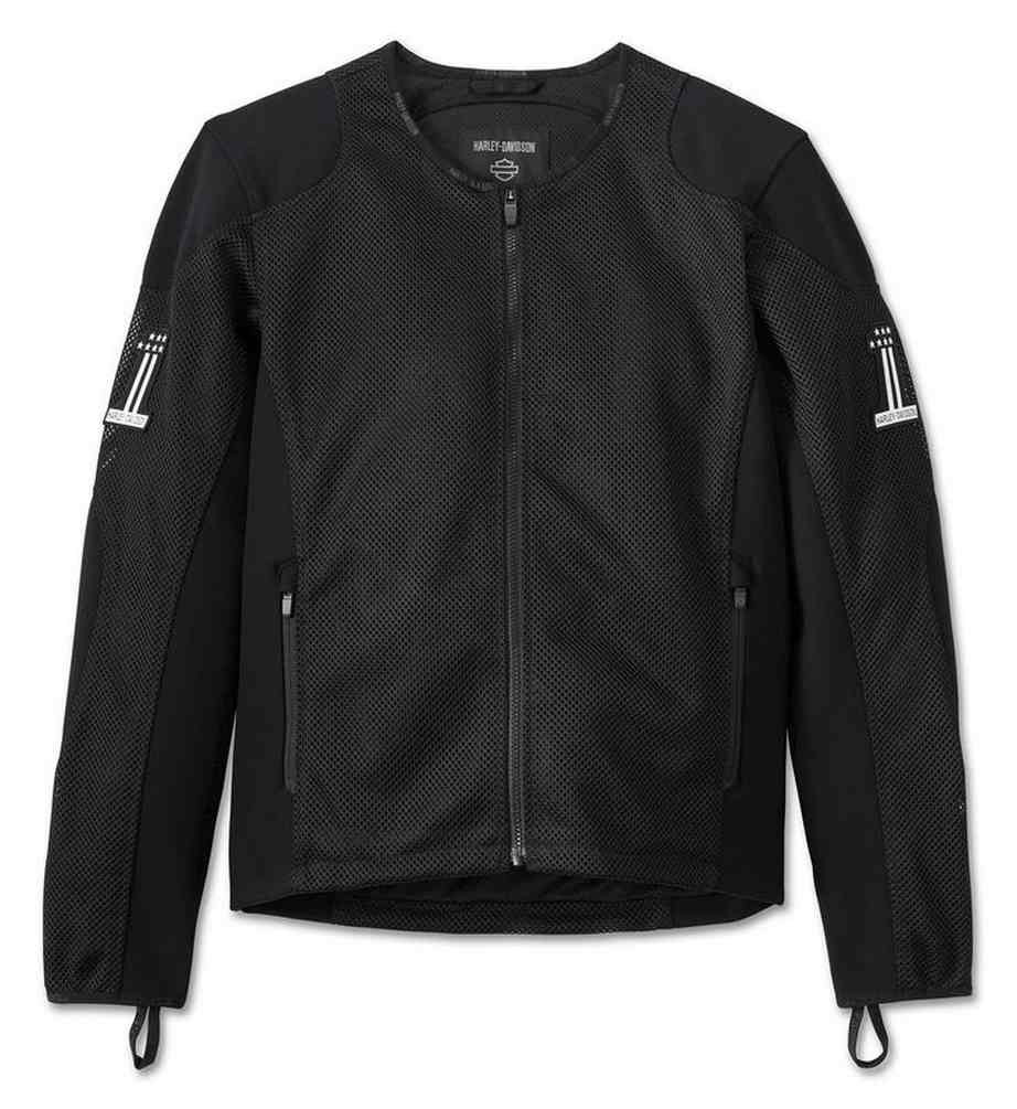 Harley-Davidson® Men's H-D #1 Shield Riding Mesh Jacket - Black