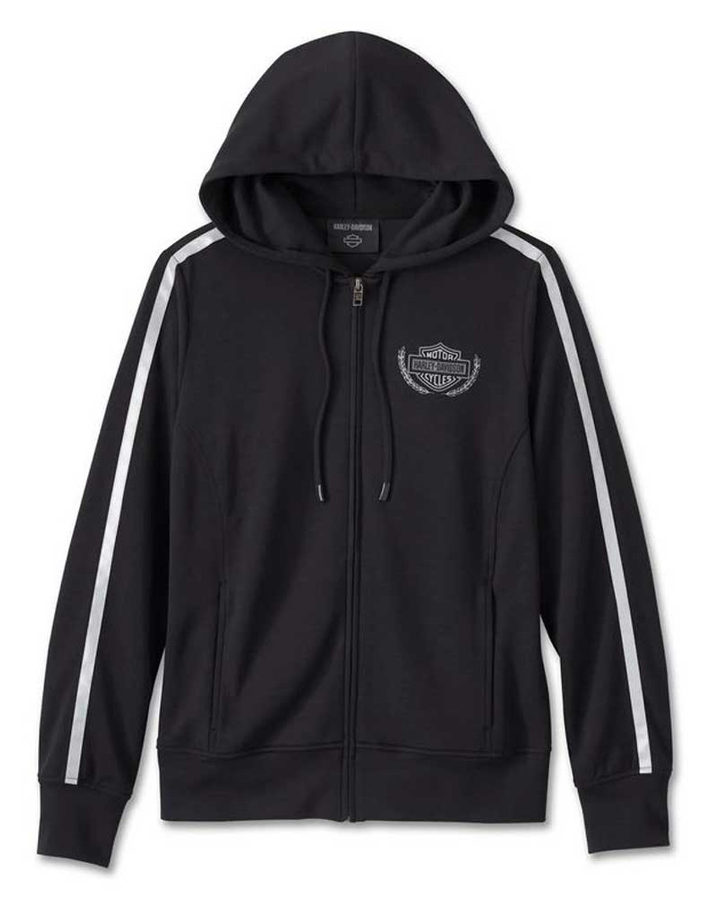 Harley-Davidson® Women's Racing Scuba Zip Front Hoodie