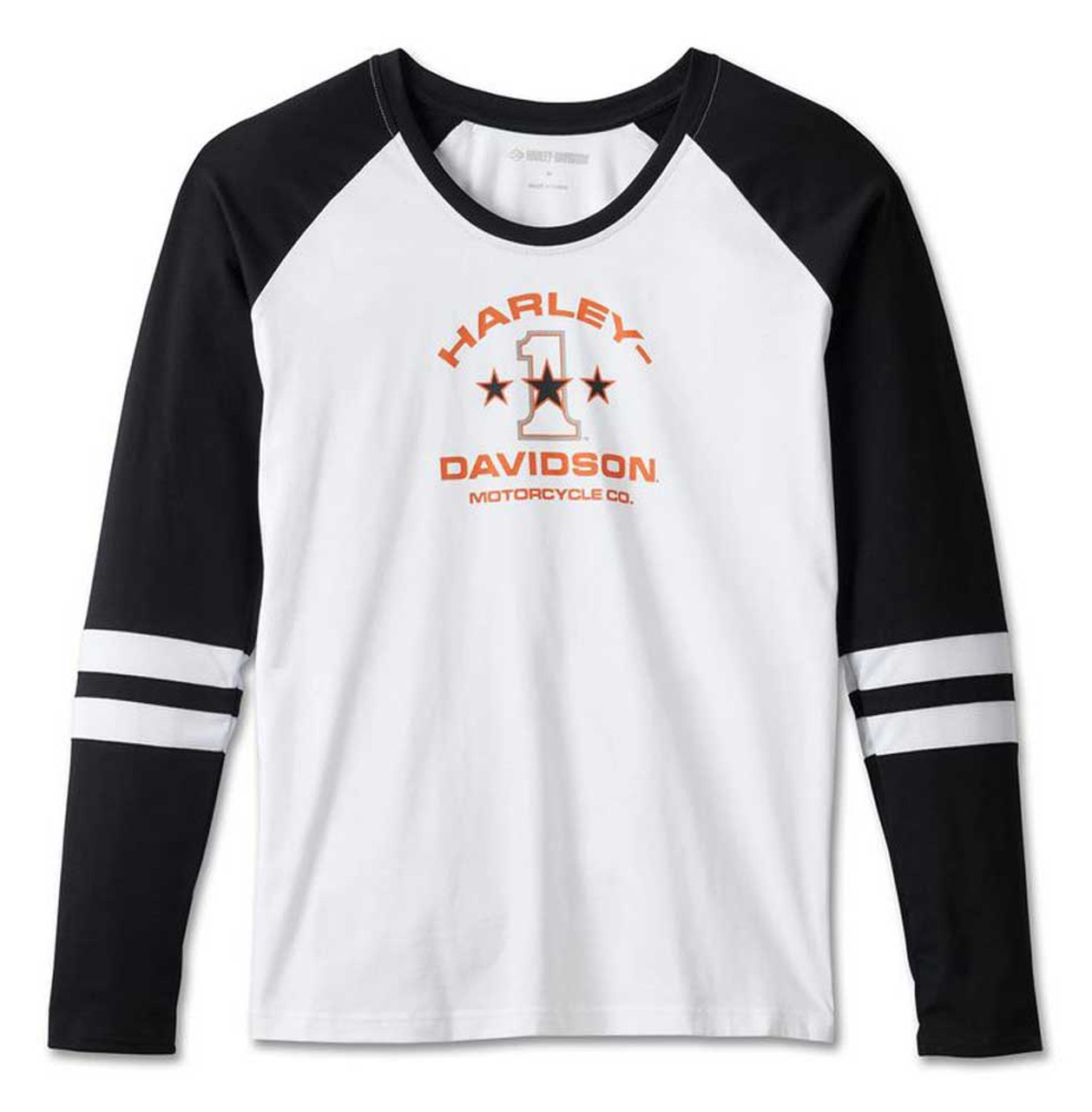 トップス HARLEY-DAVIDSON CAFE LONG SLEEVE TEE Harley-Davidson® Men's Racing B&S Colorblocked Long Sleeve