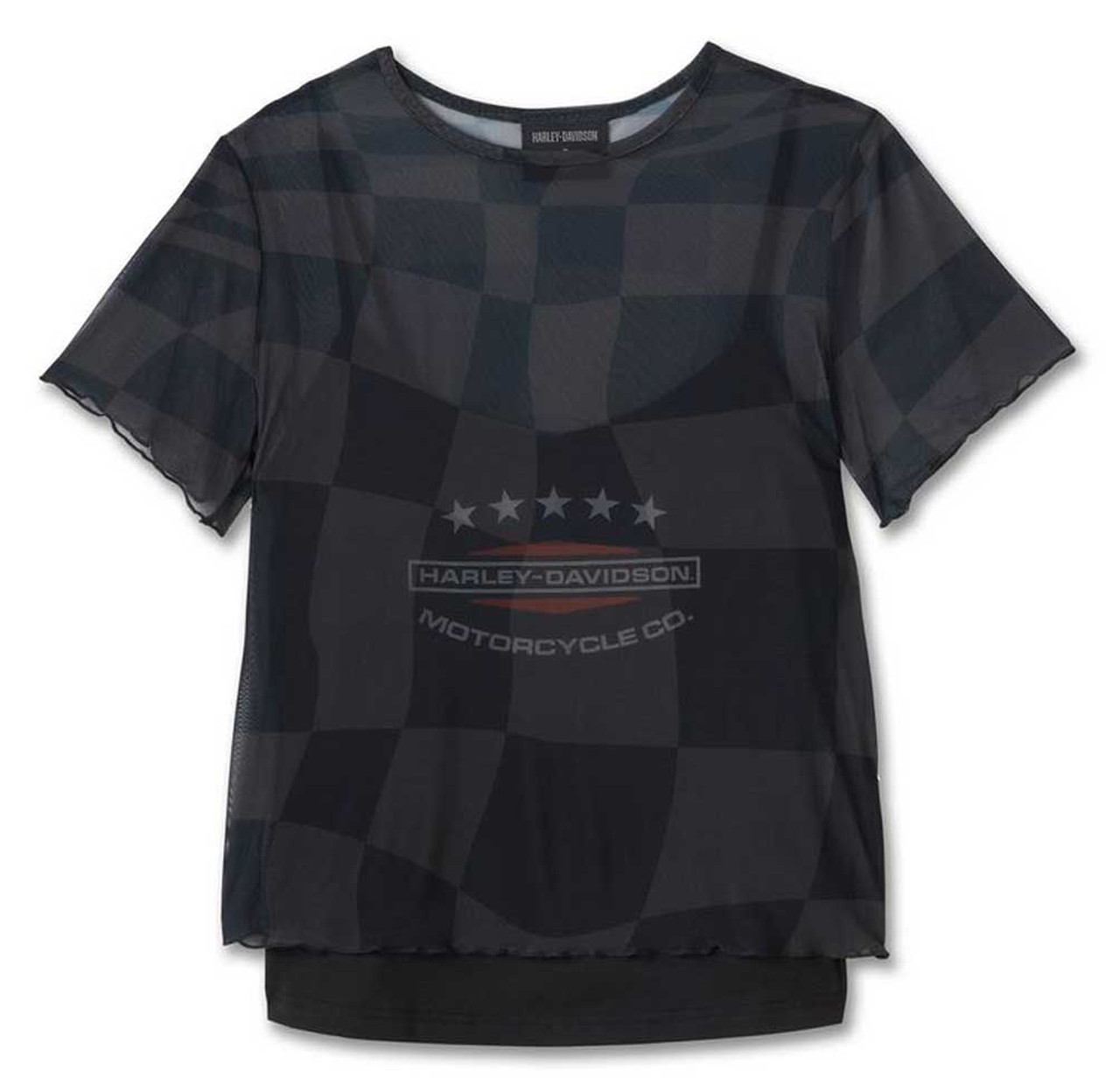 Harley-Davidson® Women's Road Racer Mesh Short Sleeve Tee