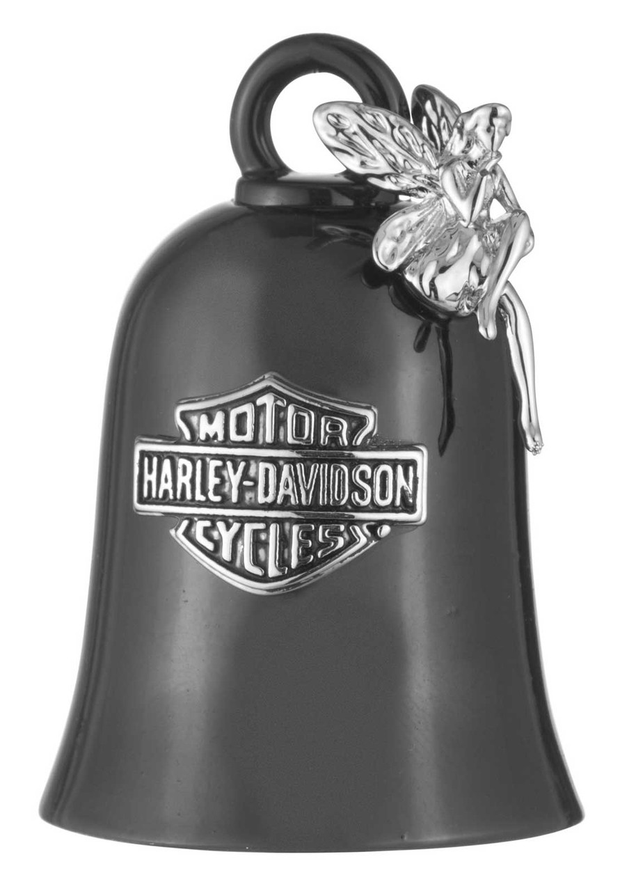 Harley-Davidson® Bar & Shield Fairy Charm Brass Ride Bell, Matte