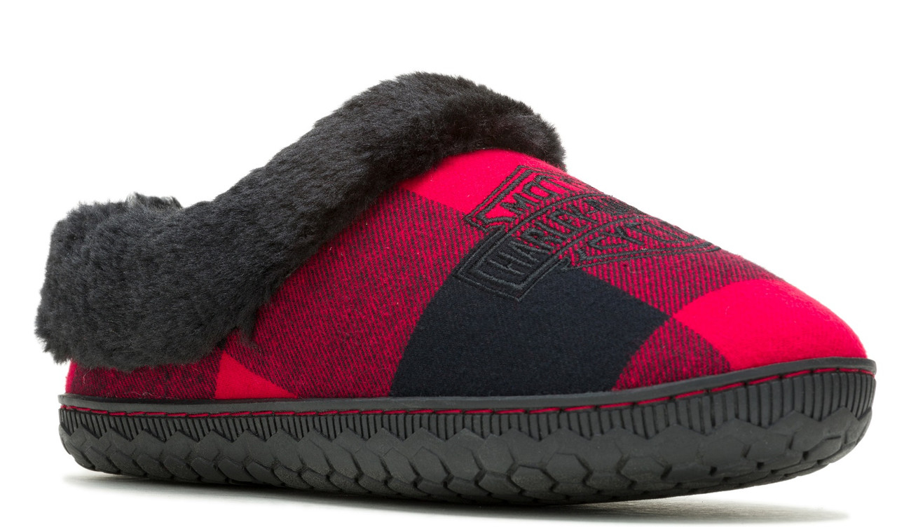 Eddie Bauer yurt plaid slippers red black 12 Eddie Bauer Women main image 2