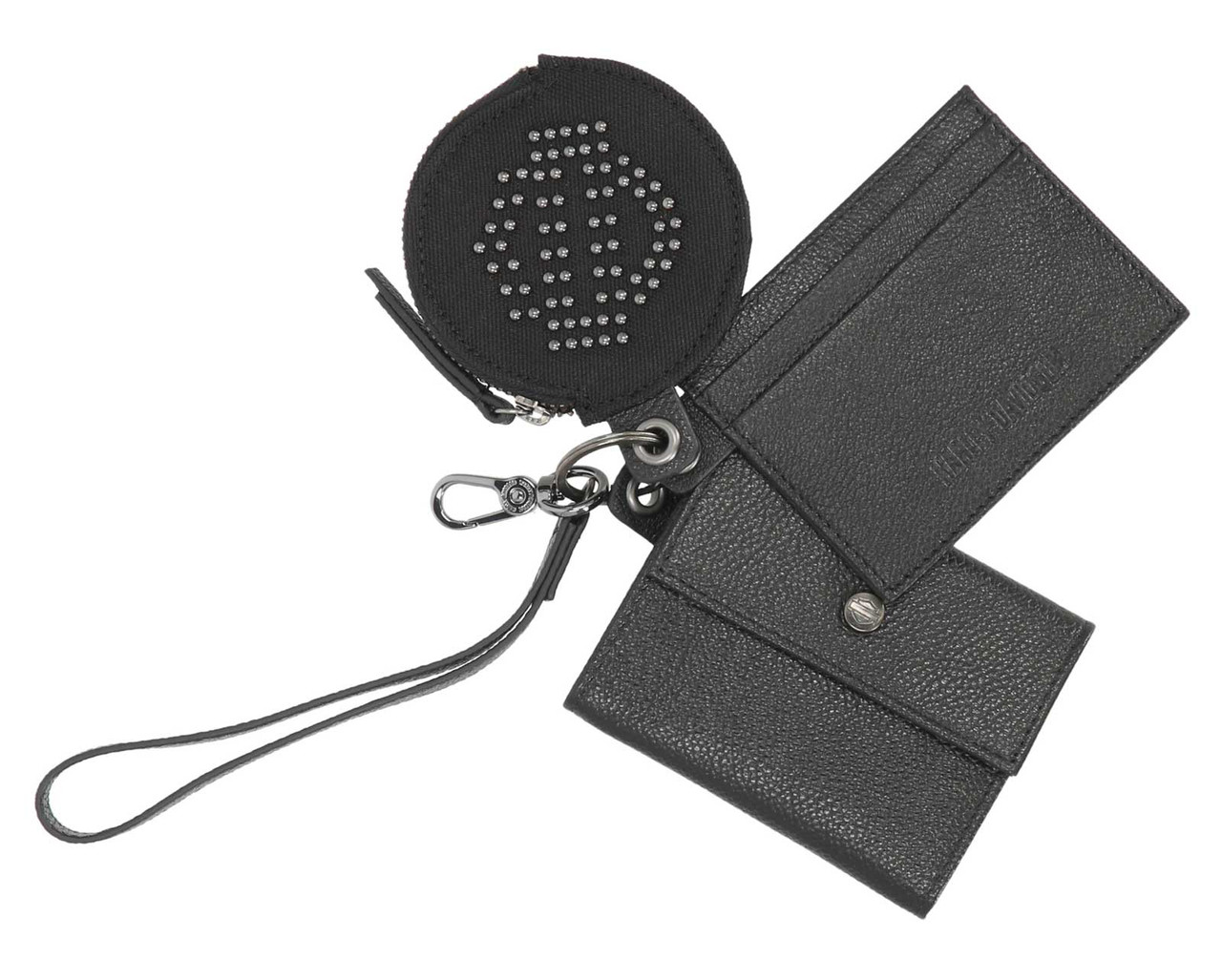Harley-Davidson® Women's Embellished Bar & Shield Trio Card Case