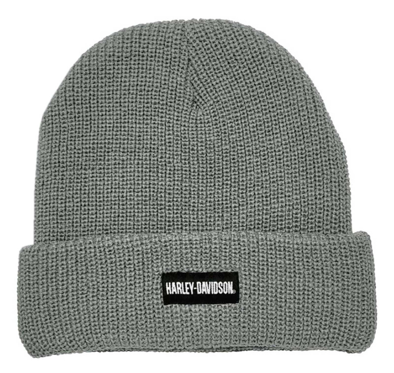 Harley-Davidson® Men's Cords H-D Tag Cuffed Acrylic Winter Beanie