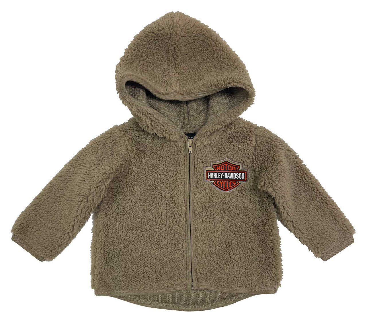 Harley-Davidson® Baby Boys' Bar & Shield Full Zip Sherpa Hooded