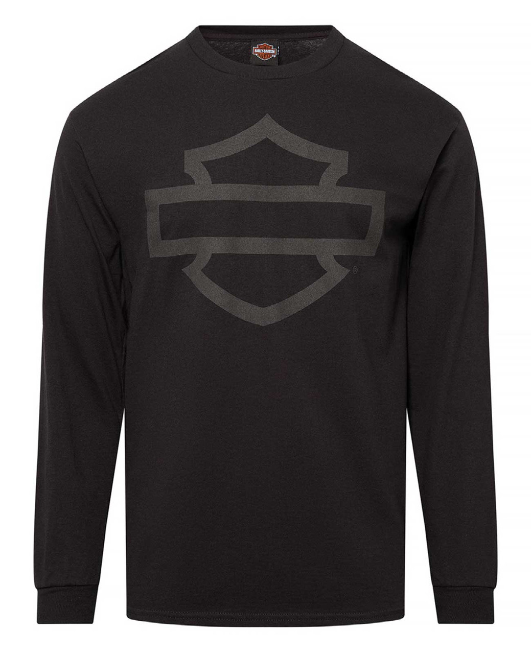 Harley-Davidson® Men's Open Bar & Shield Long Sleeve Crew-Neck