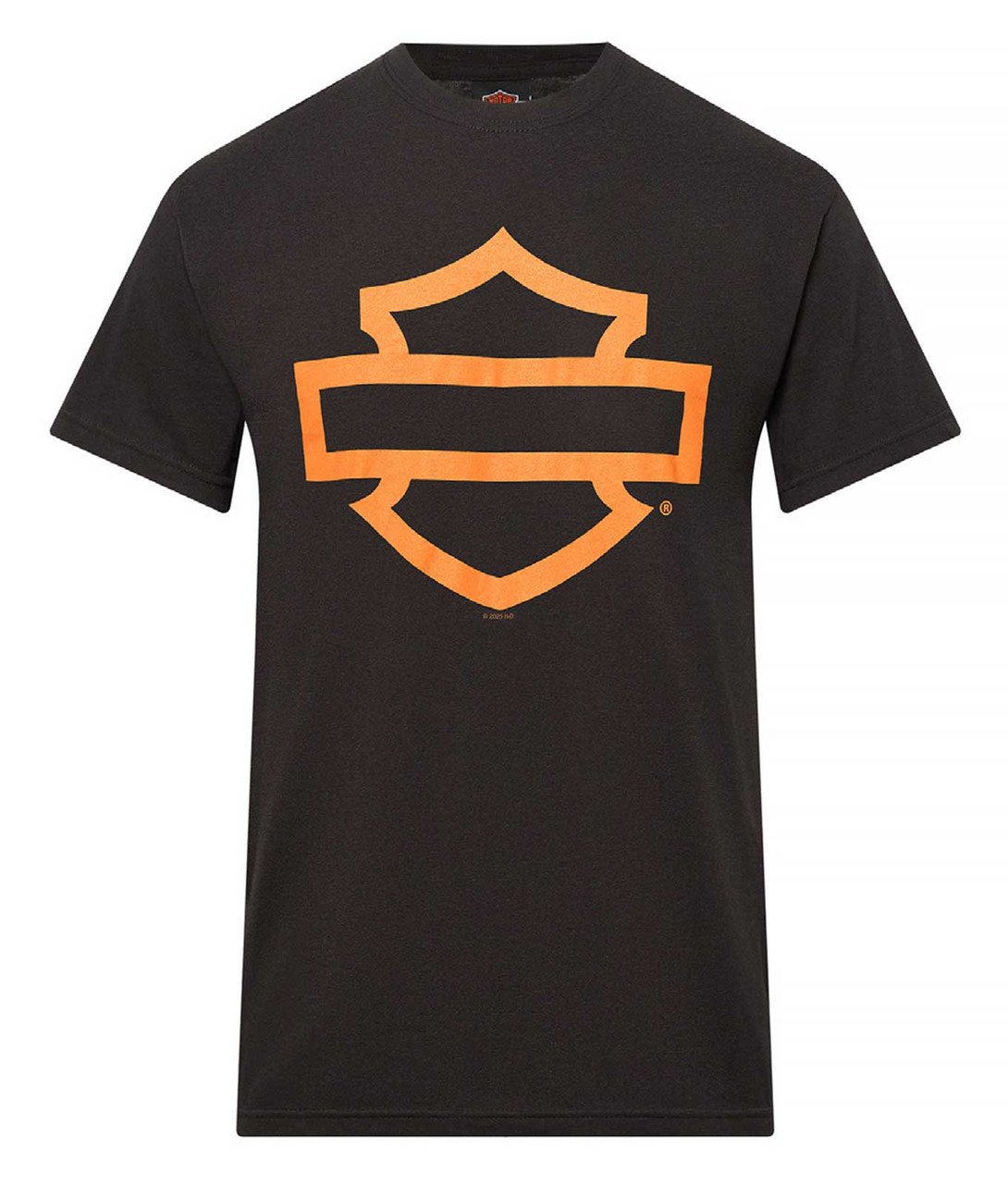 Harley-Davidson® Men's Open Bar & Shield On Black Short Sleeve