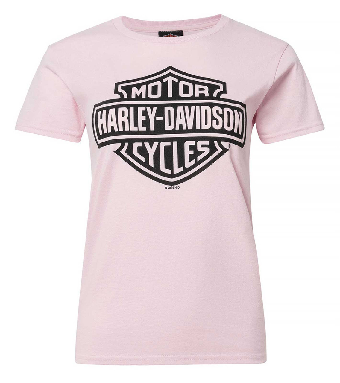 Harley Davidson Women's Bar & Shield Short Sleeve Tシャツ Harley-Davidson® Women's Bar & Shield Logo Short Sleeve Crew