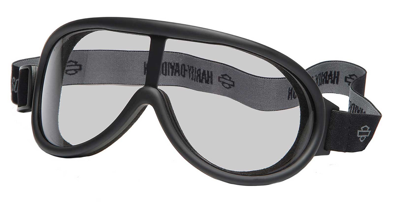 Harley-Davidson® Mens Glory Days Fixed Foam Goggles, Clear Light