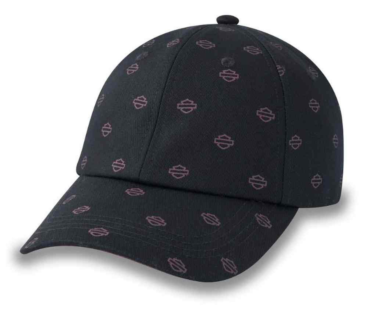 Harley　WISCONSIN　キャップ　 バー&シールド 　ブラック×グレー Harley-Davidson Men's Nostalgic Bar and Shield Baseball Cap