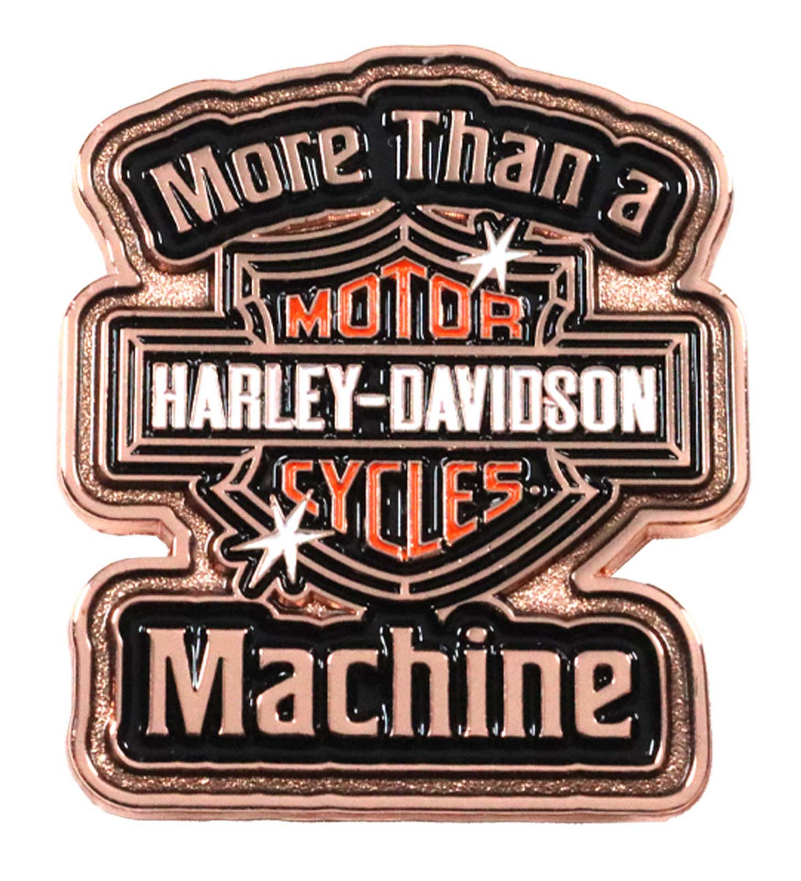 Harley-Davidson® 1.5 inch. More Machine Bar & Shield Metal Pin