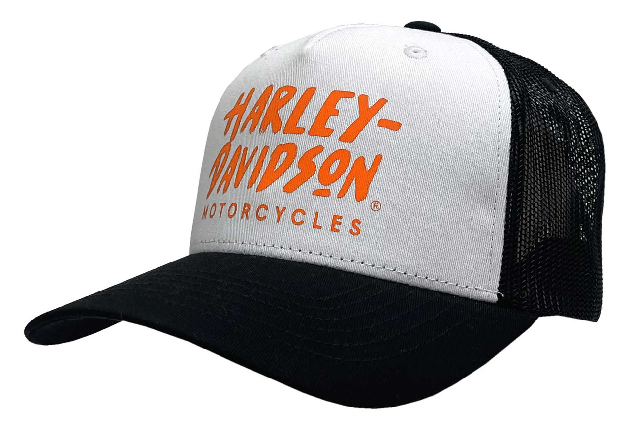 Harley-Davidson® Men's Grunge H-D Snapback Mesh Trucker Hat