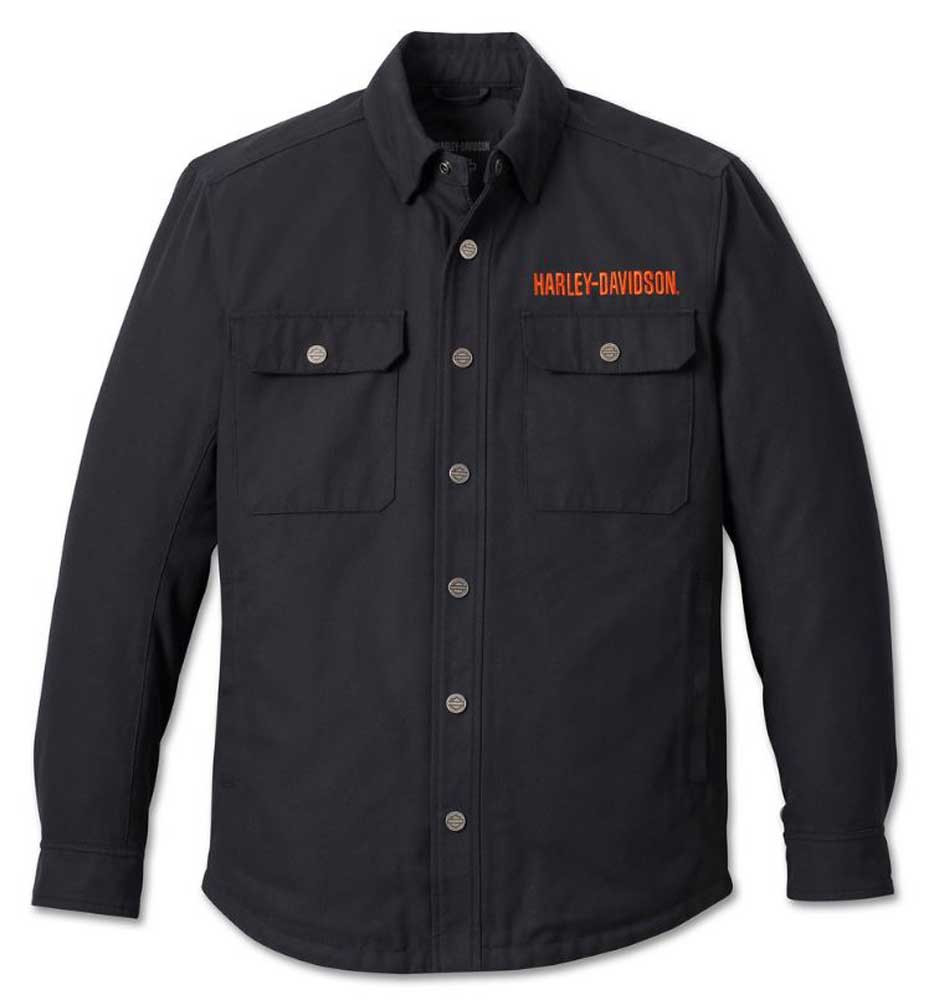 Harley-Davidson® Men's Operative Riding Shirt Jacket - Black 98100