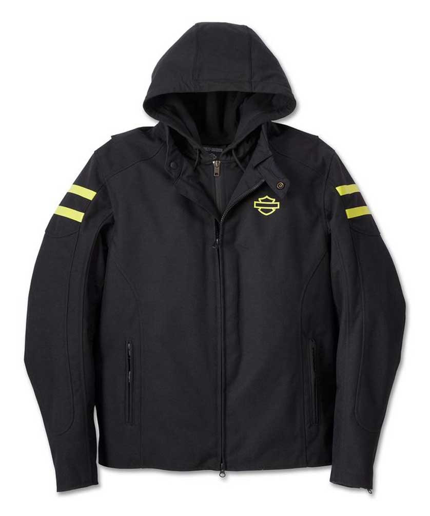 Harley-Davidson® Men's Ovation 3-IN-1 Textile Riding Jacket, Black