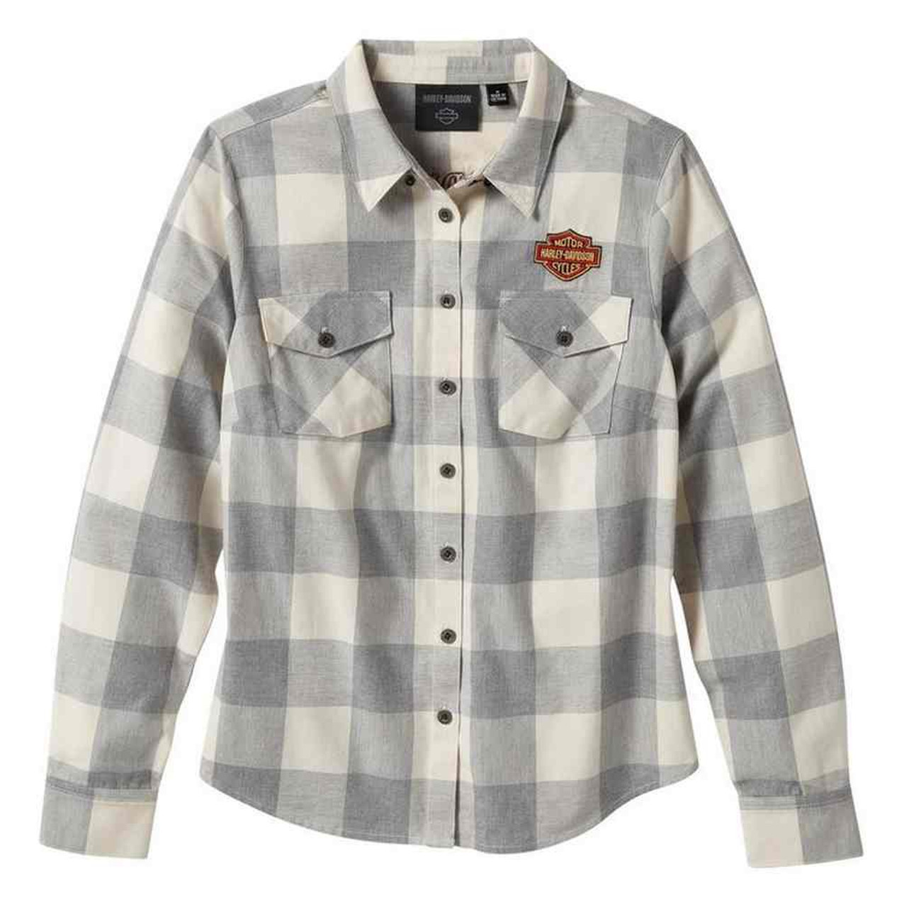 Harley-Davidson® Women's Heritage Plaid Long Sleeve Shirt