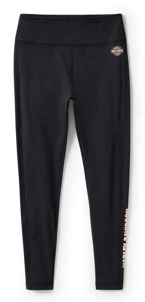Harley-Davidson® Women's Bar Shield Essential Leggings, Black
