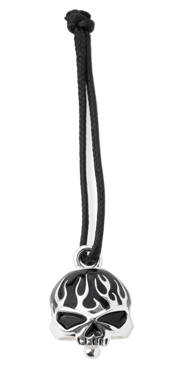 Harley-Davidson® HD Skull Head With Black Flames Ride Bell With