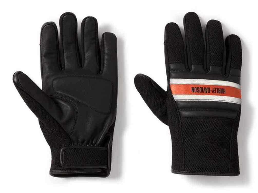 Harley-Davidson® Mens Trenton Dyna Knit Full-Finger Riding Gloves