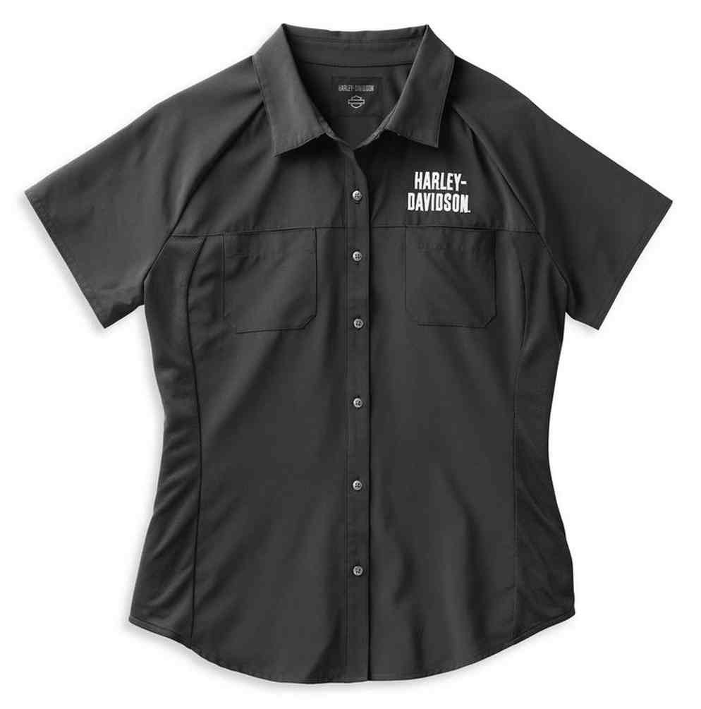 Harley-Davidson® Women's Pivot Performance Coolcore Shirt, Black