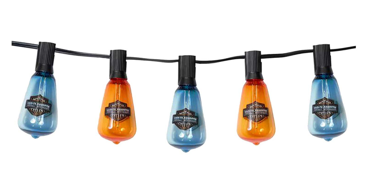 Harley-Davidson® Vivid Bar & Shield LED String Party Lights