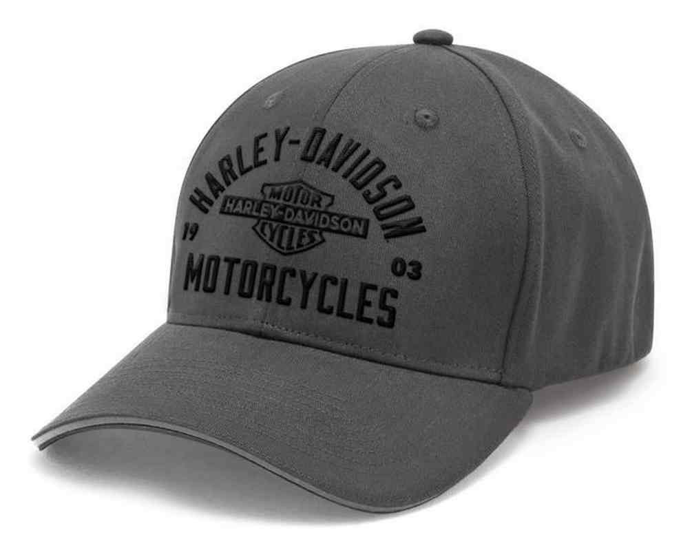 Harley-DavidsonT　ダルクスポーツキャップセット　ニックさん専用 Harley-Davidson® Men's Apex Softail Stretch Fit Baseball Hat, Gray