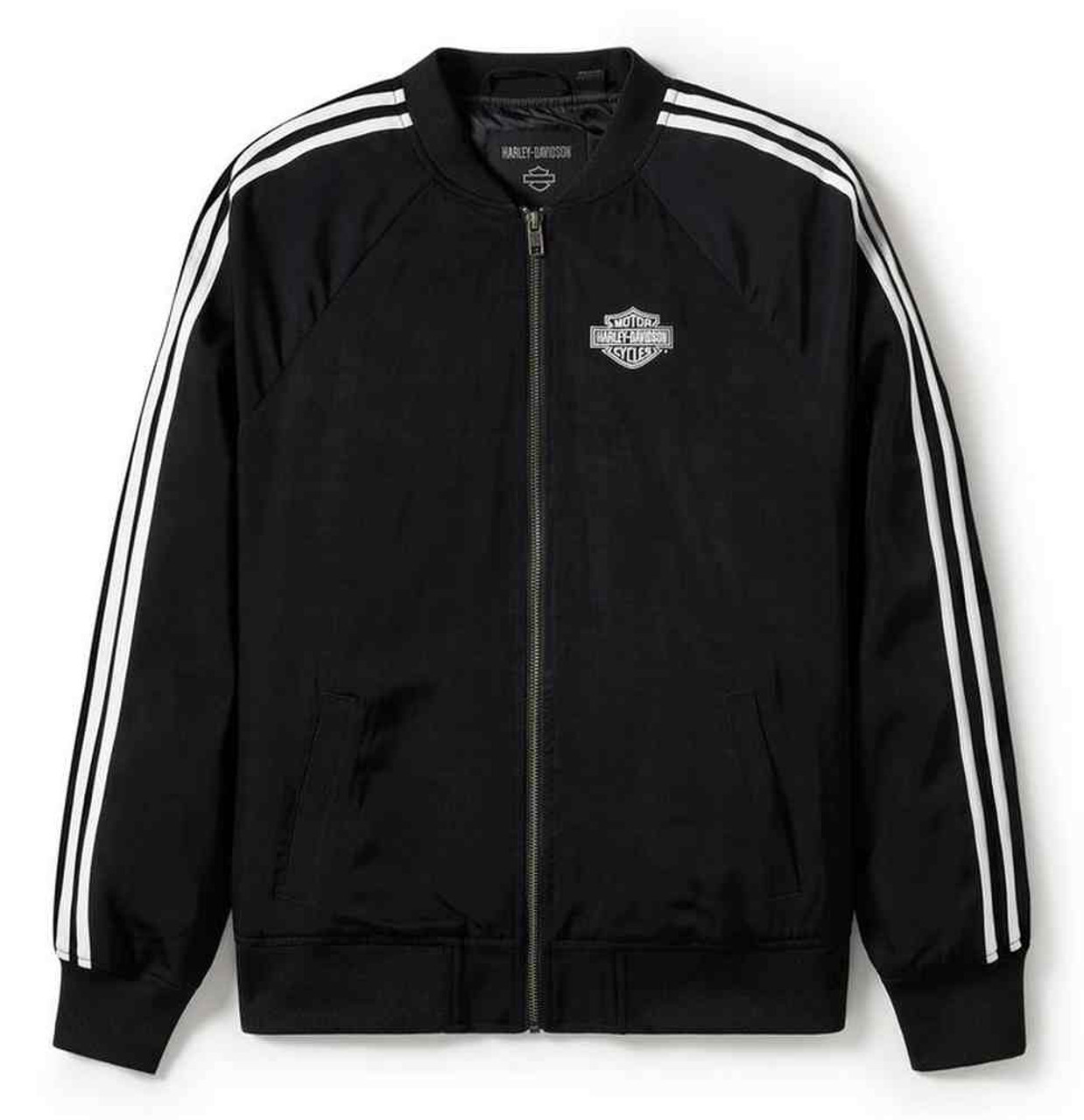 Harley-Davidson® Women's Freedom Eagle Bomber Jacket, Black