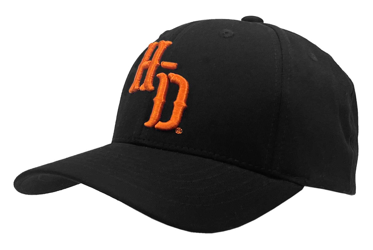 Harley-Davidson キャップ 黒・赤 Harley-Davidson® Men's Embroidered Initial H-D Stretch Fit