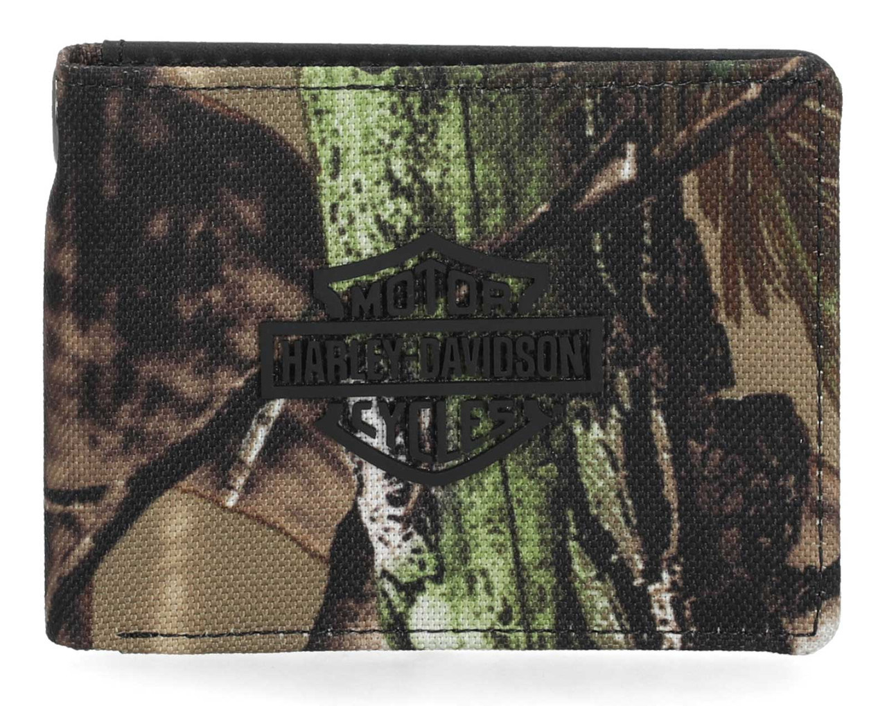 Harley-Davidson® Men's Realtree® Camo Front Pocket Bi-Fold Wallet