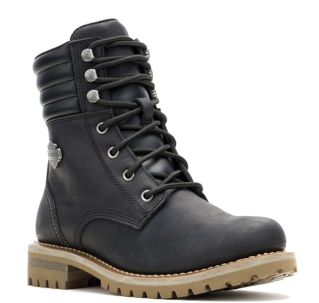 Harley-Davidson® Women's Gynger Lace 6-Inch Black Motorcycle Boots