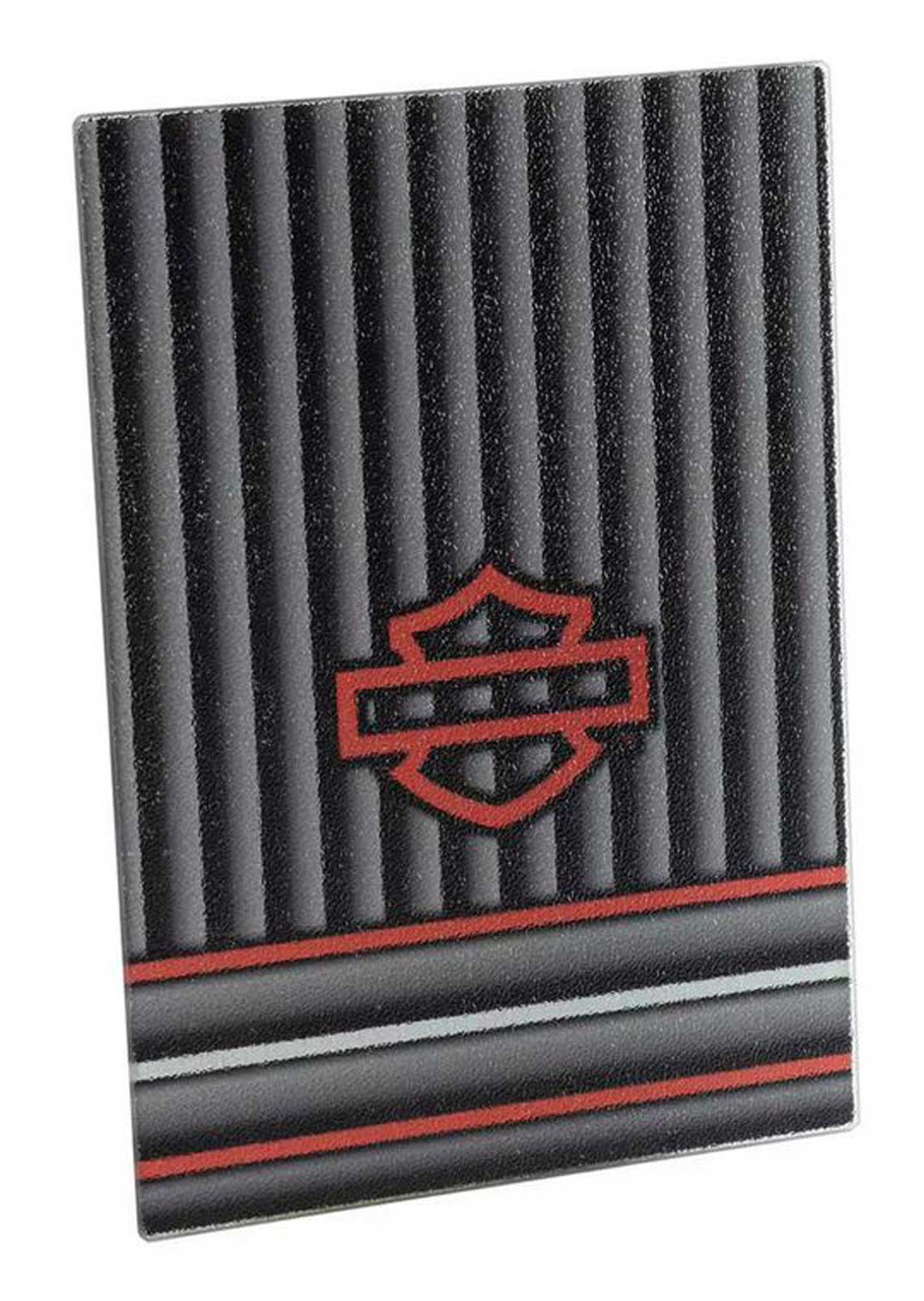 Harley-Davidson® Open Bar & Shield Stripes Cutting Board, Tempered