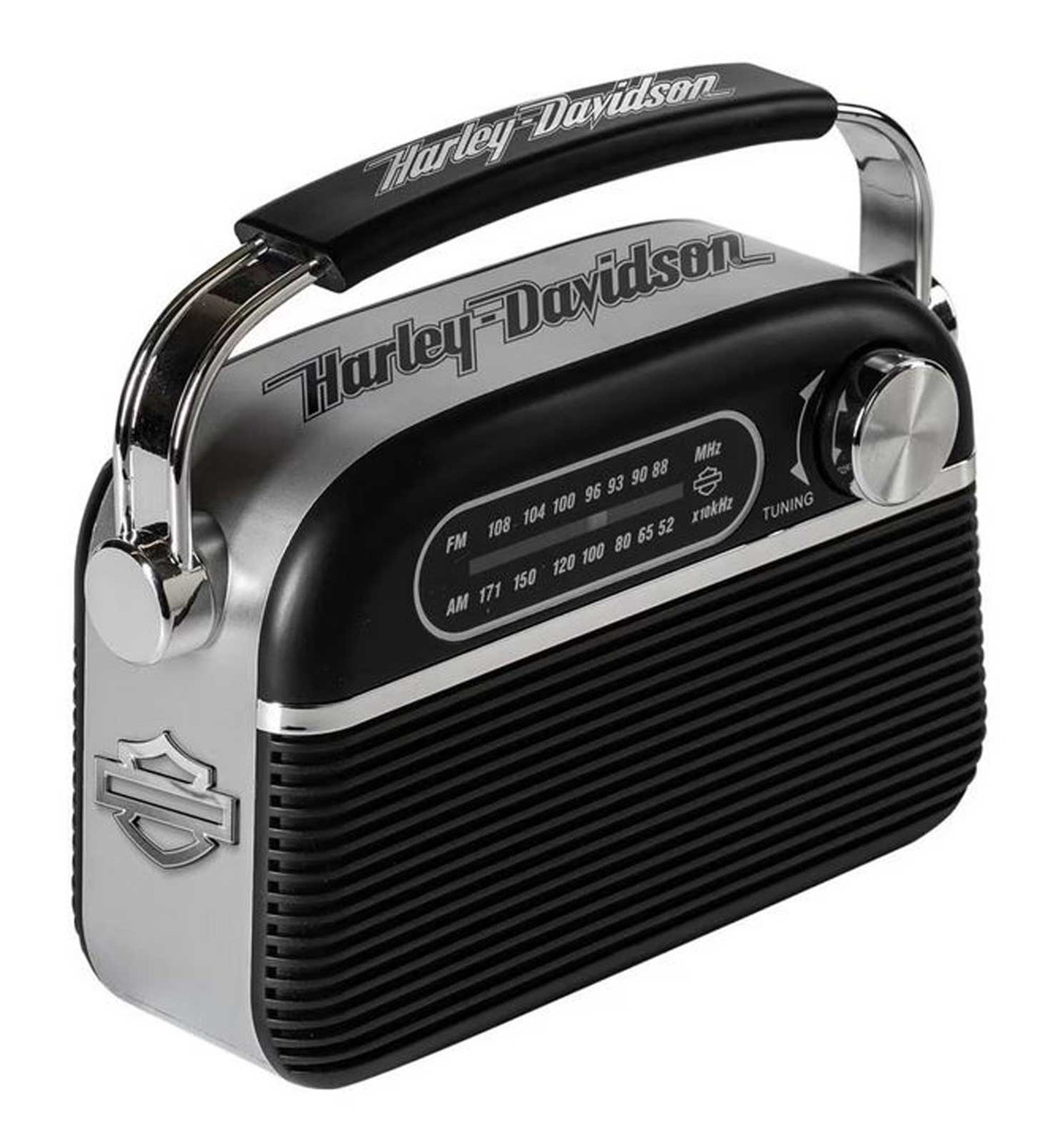 Harley-Davidson® Retro Portable AM/FM Radio w/ Bluetooth Speaker