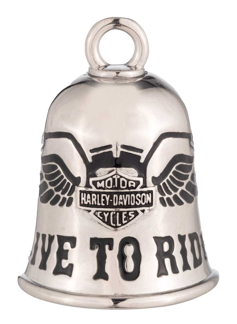 Harley-Davidson® Live To Ride Winged Bar & Shield Ride Bell