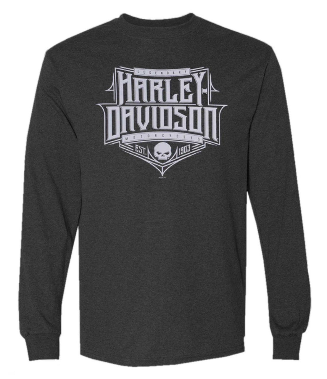 Harley-Davidson® Men's Sharpened Long Sleeve Poly-Blend Shirt