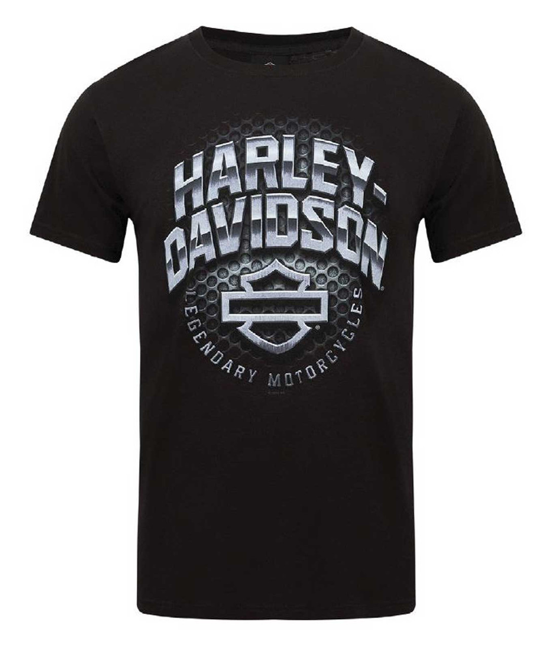 Harley-Davidson® Men's Winter Chrome Bar & Shield Crew-Neck T